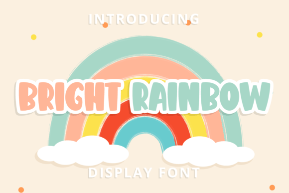 Bright Rainbow: A Font to Make Your Designs Pop