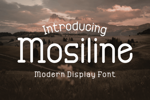 Discovering Mosiline: A Friendly Font for Creative Projects