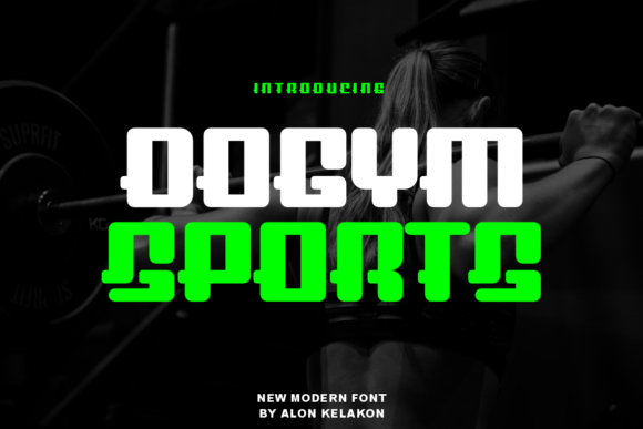 Dogym Sports: A Modern Typeface for Dynamic Designs