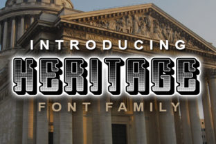 Heritage: A Display Font for Timeless Branding