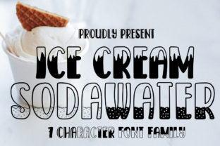 Ice Cream SodaWater: A Display Font for Playful Branding