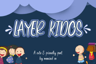 Layer Kidos: A Sweet Display Font for Creative Projects