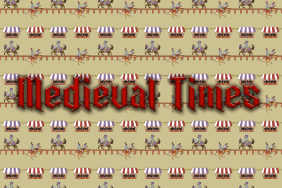 Medieval Times: A Bold Gothic Display Font