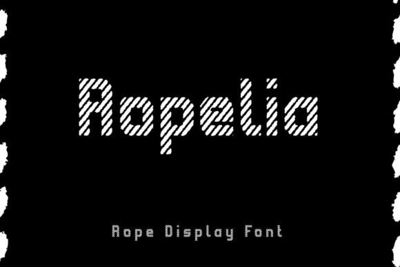 Ropelia: A Display Font for Modern Design Needs